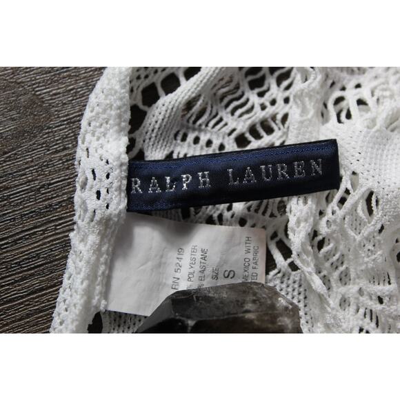 Ralph Lauren blue label swim cover beach pool lace drawstring waist Small - Picture 9 of 9